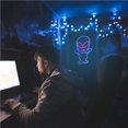 thumbnail image 2 of Cateissary Neon Light Alien Shape Durable Power Lamp Game Cord Saving Hanging Bar Lighting Transparent Accessory Gift Energy Kits de decoración para fiestas No.2, 2 of 6
