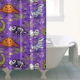 thumbnail image 4 of Halloween Dinosaur Themed Pattern Shower Curtain 36"x72" ,Bathroom Decorative Shower Curtains Set with 12 Hooks,Modern Waterproof Washable Shower Curtain, 4 of 6