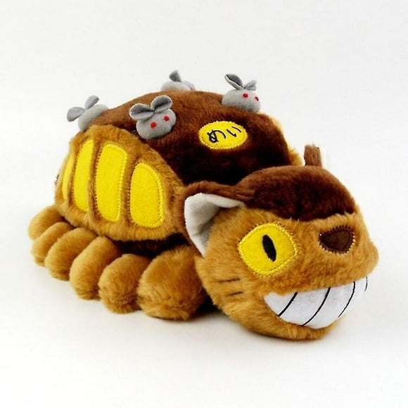 30cm Cute Cartoon Animation Bus Cat Doll Soft Plush Animal Toys Stuffed Totoro Kawaii Gift Toys For Children