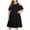 Black, variant on Aloohaidyvio Dresses for Women,Womens Fashion Casual Plus Size Round-Neck Lace Short Sleeve Loose Pullover Dress