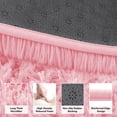 thumbnail image 6 of Nefoso 4ft x 4ft Round Area Rug, Soft Fluffy Circle Rug Shag Round Rugs for Living Room Bedroom Indoor Home Decor, Pink, 6 of 11