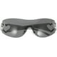 thumbnail image 1 of KAKOWELY Gafas de sol sin marco de moda, gafas con estampado de corazón hueco, gafas de sol unisex elegantes, 1 of 5