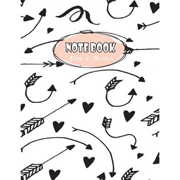 Notebook Dot Graph : Notebook for Writing Letters & Words Dot Graph & Line Sketch 8.5" X 11" - 110 Pages (Paperback)