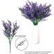 thumbnail image 2 of Artificial Lavender Flowers, Artificial Flower Bouquet Decor, Fake Artificial Plants for Indoor Outdoor Wedding Garden Decoration - 7 Pcs/Purple, 2 of 5
