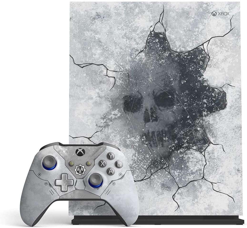 Pre-Owned Microsoft Xbox One X 1TB Gears 5 Limited Edition Console Bundle, White, FMP-00130