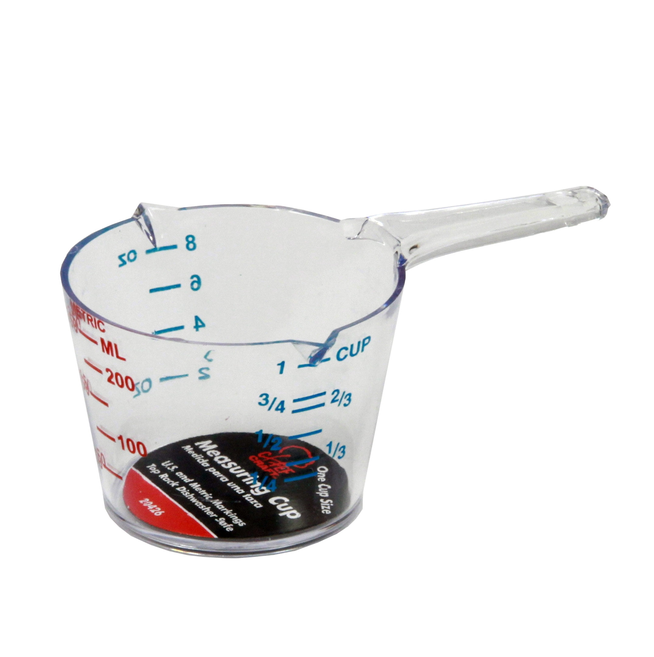 Restaurantware 16 Oz Flexible Measuring Cup,1 Heat-Resistant Rubber  Measuring Cup-Microwave-Safe,Dishwasher-Safe,Translucent Silicone Soft  Measuring