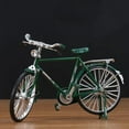 thumbnail image 4 of Alloy Small Bicycle Toy Finger Bike for Collections Bookshelf Decor Alloy Retro Style Classical Bike Toy 1:10 Simulation Small Bicycle Model Scale Kit, 4 of 8