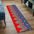 thumbnail image 3 of Runner Rug 2'x6', Independence Day Washable Non-Slip Hallway Runner Rugs, 4th of July Star Blue Red Striped Bedside Rugs Floor Mats Carpet Runners for Kitchen Bathroom Laundry Room, 3 of 8