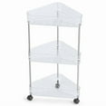 thumbnail image 3 of 3-Tier Corner Triangle Storage Shelf With Wheels, 3 of 3