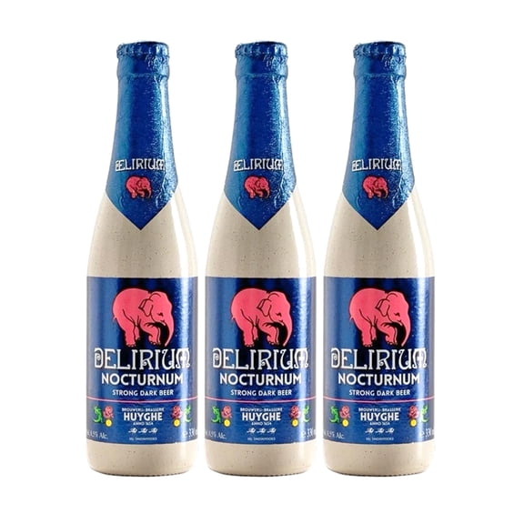 Tripack Cerveza Delirium Nocturnum Strong Dark 330 ml Delirium Tremens Strong Dark