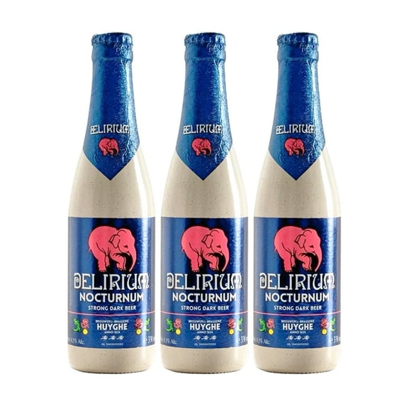 Tripack Cerveza Delirium Nocturnum Strong Dark 330 ml Delirium Tremens Strong Dark