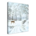 thumbnail image 2 of Creative Products Doe Walking In The Snow 30 x 40 Canvas Wall Art, 2 of 4
