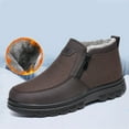 thumbnail image 5 of NOKIO Men's Spring And Autumn Winter Large Size Plus Velvet Plus Thick Bottom Side Zipper Casual Soft Bottom Light Bottom Warm Cold Snow Boots Men'S Snow Adventure Boots, 5 of 5