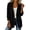 Black#blazers for women 2026, variant on Blazers for Women Business Casual 3/4 Ruched Sleeve Jacket Lightweight Notched Lapel Collar Work Office Suit Jackets with Pockets Purple XL