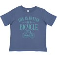 thumbnail image 3 of Inktastic Life's Better on a Bicycle Girls Baby T-Shirt, 3 of 5