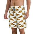 thumbnail image 2 of Naloa Pizza Men's Beach Shorts, Surfing shorts, Swim trunks, Quick Dry Swim Trunks for Surfing Beach Fun - Medium, 2 of 9