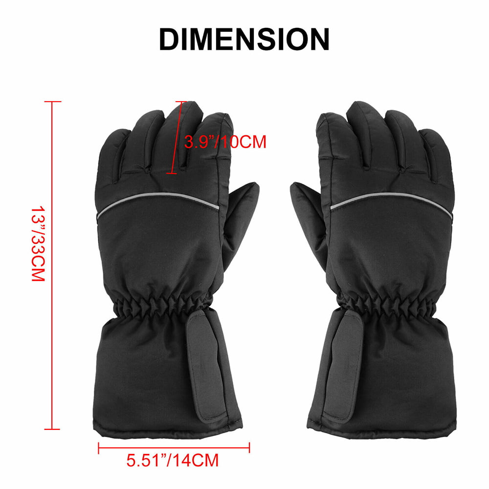 Seaskkyer Rechargeable Electric Battery Heated Gloves for Men and Women,Outdoor Indoor Battery Powered Hand Warmer Glove Liners for Climbing Hiking Cycling,Winter Must Have Thermal Heated Gloves 