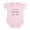 Petal Pink, variant on CafePress - Malaka Infant Bodysuit - Baby Light Bodysuit, Size Newborn - 24 Months