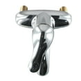 thumbnail image 3 of Double-Hole Basin Hot And Cold Water Faucet Bathroom Sink Mixing Valve Switch, 3 of 11