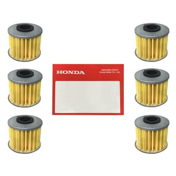 6 Pack OEM Honda Oil Filter 15412-MGS-D21 Fits - Talon / Pioneer / CRF 1000
