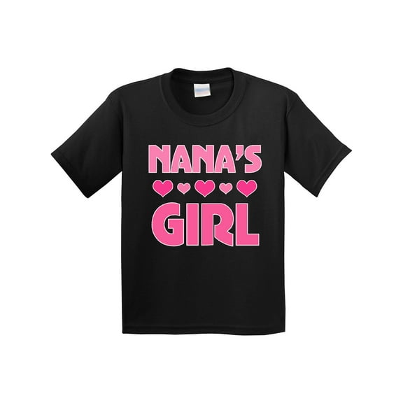 Inktastic Nana's Girl Grandchild Youth T-Shirt