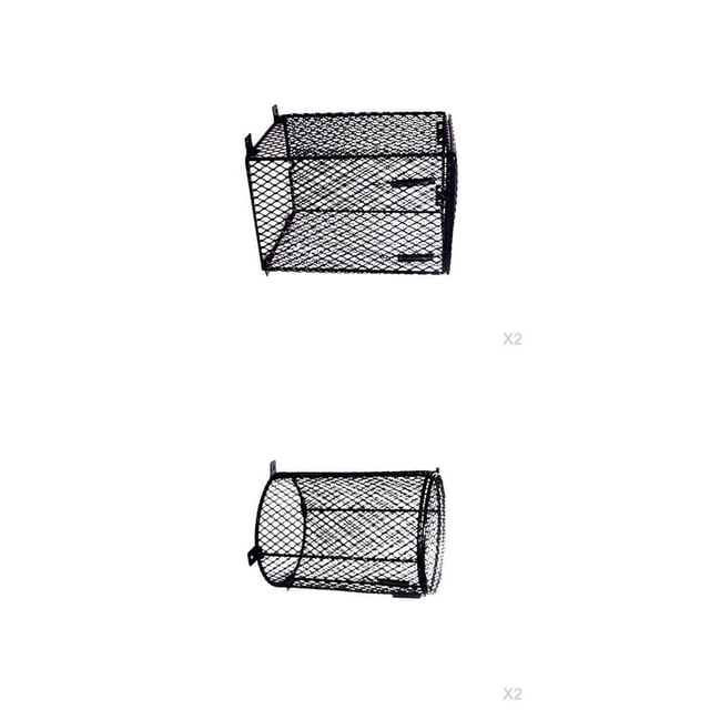 de 4, Protección de Lámpara de de material acero Inoxidable, Prevención de Bombilla de Calor