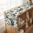 thumbnail image 6 of Table Runners 72 Inches Long Dress Scarves, Blueberry Spring Leaves Farmhouse Kitchen/Dining Table Runner, Coffee Tablerunners, Beige Botanical Branches 16x72 Inch, 6 of 9