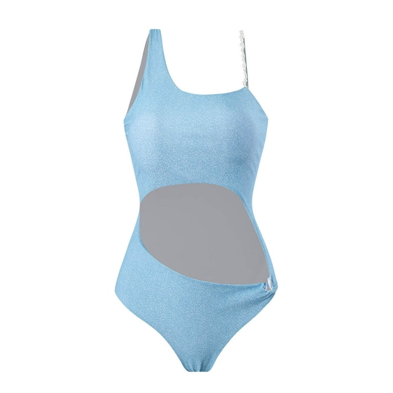 EQWLJWE Full Coverage Swimsuits for Women s Underwire One Piece Swimsuits Solid Color Tight Fitting Bathing Suits Summer Swimwear Gifts for Girlfriend