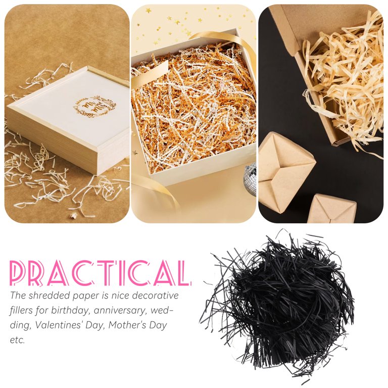 Shredded Paper Gift Boxes Basket Stuffing Paper Shreds Valentines
