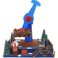 thumbnail image 4 of Carnival Pendulum Ride Display Animated Musical Christmas Village Perfect Addition to Your Christmas Indoor Decorations & Holiday Collections, 4 of 6