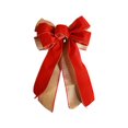 thumbnail image 1 of Lazos de Navidad Adornos navideños Adornos navideños Lazo Colgante para árbol de Navidad Adornos colgantes Lazo con purpurina Adornos grandes para árbol de Navidad, 1 of 6