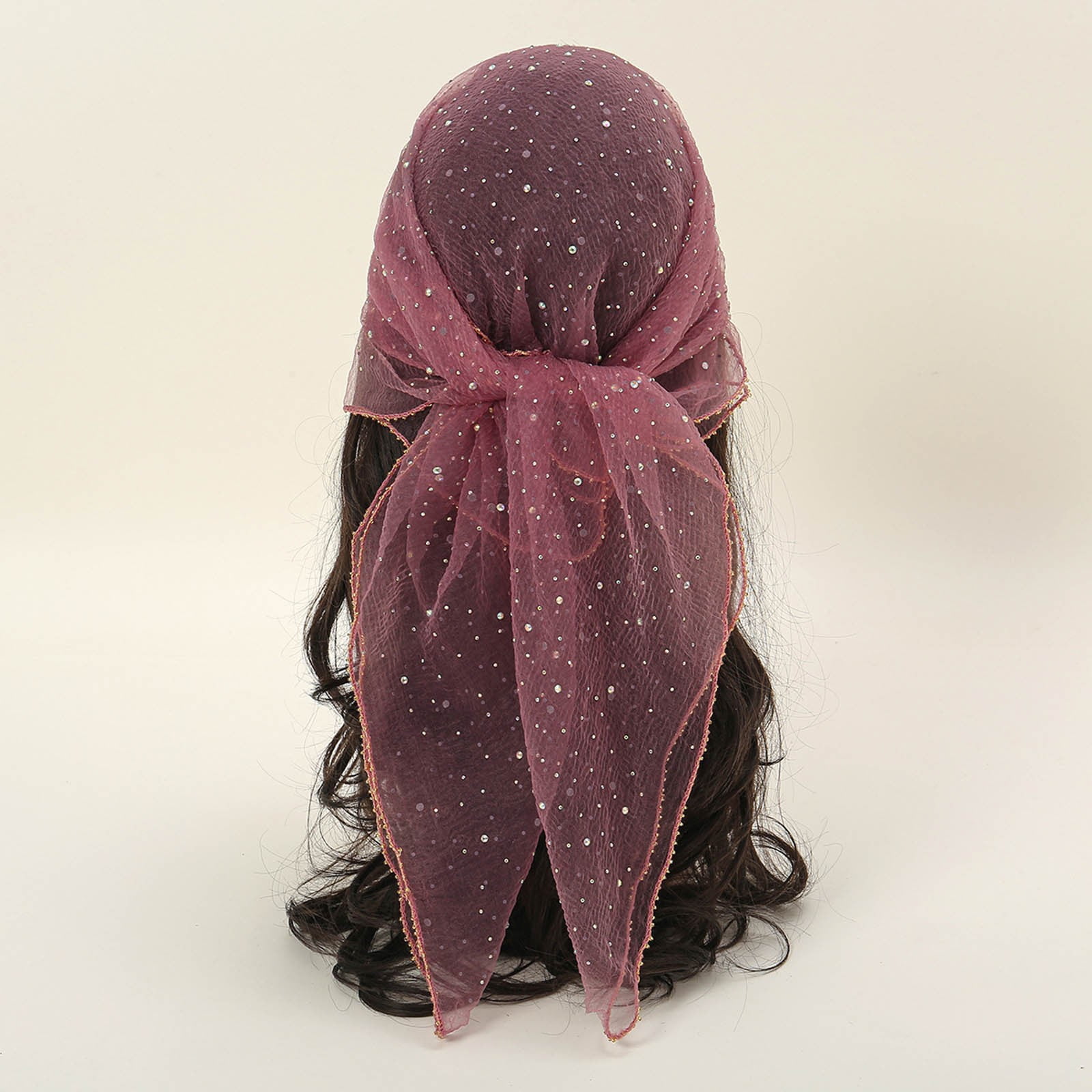 Women's Headband Glitter Head Scarf Rhinestone Accessory 315