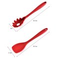 thumbnail image 4 of Mistaha 10pcs Silicone Kitchenware Cooking Utensil Set Non-stick Kitchen Cookware Tableware Tools, 4 of 8