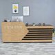 thumbnail image 5 of Checkout Reception Desk Computer Shop Counter Lectern Service Desk Office Coffee Beauty Scrivania Bianca Legno Wood Furniture My Lux Decor Round, 5 of 7