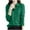 Green, variant on Kaemgyyd Womens Button down Shirt Casual Loose Long Sleeve Collar Work Office Blouses Classic Solid Color Fall Trendy Tops