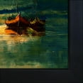 thumbnail image 3 of La Pastiche  Justyna Kopania 'Boats (with moon)' Framed Fine Art Print, 3 of 4