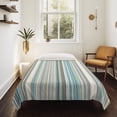 thumbnail image 4 of Light Blue Striped Tapestry for Bedroom Wall Hanging Tapestry, Farmhouse Thin Line Modern Abstract Art Ceiling Backdrop Tapestries Poster Blanket Wall Decor for Teens Room Living Room Dorm 55" x 73", 4 of 8