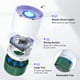 thumbnail image 5 of 1 lámpara antimosquitos (verde), eléctrica para matar mosquitos en interiores y exteriores, trampa para mosquitos eléctrica USB, mata insectos sin matar ruidos JM, 5 of 5