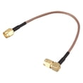 thumbnail image 2 of Cable de conexión macho en ángulo recto con conector flexible y placa de conexión TRRS de 3,5 mm para módulo de audio MP3., 2 of 8