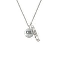 thumbnail image 2 of Delight Jewelry Silvertone Half Marathon with Clear Crystal Roman Numeral Silvertone Best Friends Forever Bar Charm Necklace, 23", 2 of 4