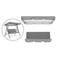 thumbnail image 3 of Garden Swing Canopy Seats Replacement Set 3 Seats Covers + Swing Canopy Cover, 3 of 8