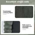 thumbnail image 5 of BUIORD Accent Chair for Living Room, 62.5" Oversized Corduroy Armchair Single Sofa, No Assembly Required, Green, 5 of 8