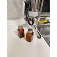thumbnail image 3 of Kerixi Retro Glass Salt and Pepper Shakers Amber, 3 of 6