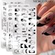thumbnail image 2 of NICOLE DIARY Flor Línea francesa Patrón Placas de estampado de uñas Hoja geométrica Floral Nail Art Stamp Stencil Plantilla de impresión Tan Jianjun unisex, 2 of 2