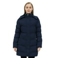 thumbnail image 2 of WenVen Women's Winter Jacket Windrproof Winter Coat Warm Puffer Jacket Blue XL, 2 of 8