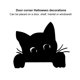 thumbnail image 2 of Letrero Esquina Puerta Metal para Gato Halloween Regalos Fiesta (cabeza Gato), 2 of 4