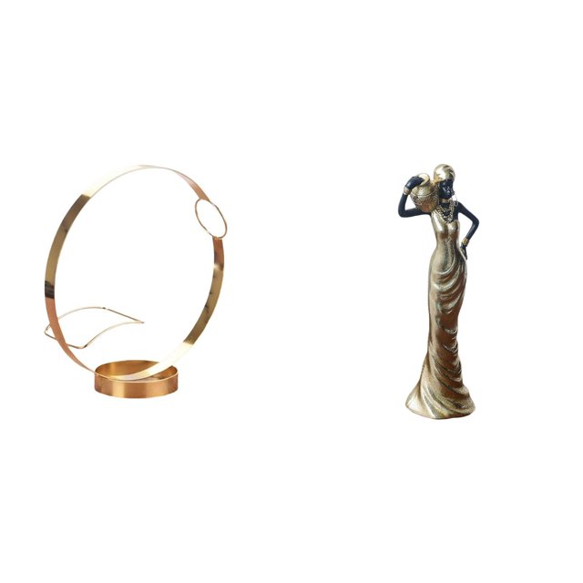 Soporte De Hierro Para Botellas De Vino, Escultura Africana, Adorno De Mesa, Soporte De Exhibición Para Botellas De Vino Tinto Y Bebidas Para Adultos, Estatua De Mujer Tribal Vintage,