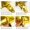 thumbnail image 2 of Balloon Kelfuoya Gold Number 24, lámina de mylar de 40 pulgadas, 2 of 5