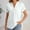 White, variant on Linen Button Down Shirts For Women Womens Summer Tops Cotton Boho Tops Peasant Tops For Women Gauze Shirts For Women Solid Color Work Blouses Boho Peasant Gauze Blouses Gauze Tunic Tops For Women