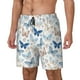 thumbnail image 1 of Fotbe Butterfly Traje de Baño para Hombre – Shorts de Natación de Secado Rápido con Forro y Bolsillos-Small, 1 of 6